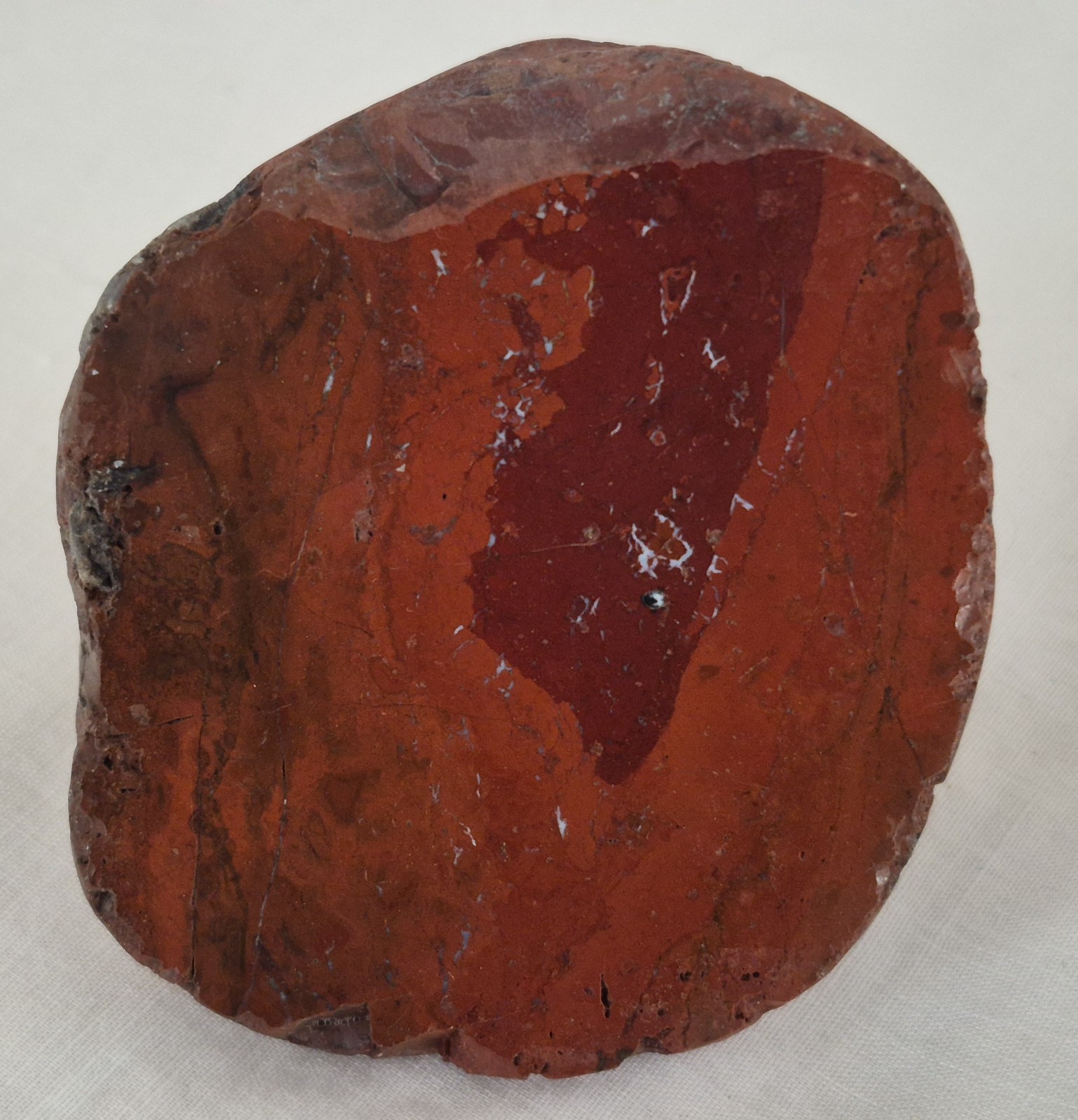 Polished Red Jasper‑Agate Specimen  11 oz —Vintage 1930s Northern California/OR