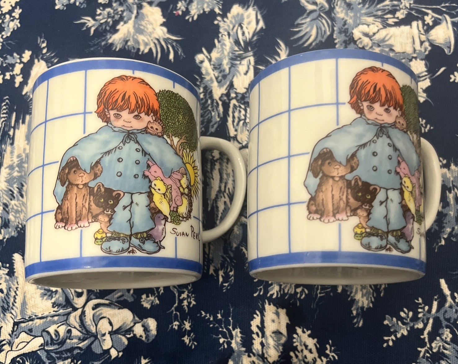 VG Susan Perl 1979 Please Be Kind To All Animals Mug Set *READ* 1 Damaged VG Susan Perl 1979 Please Be Kind To All Animals Mug Set *READ* 1 Damaged