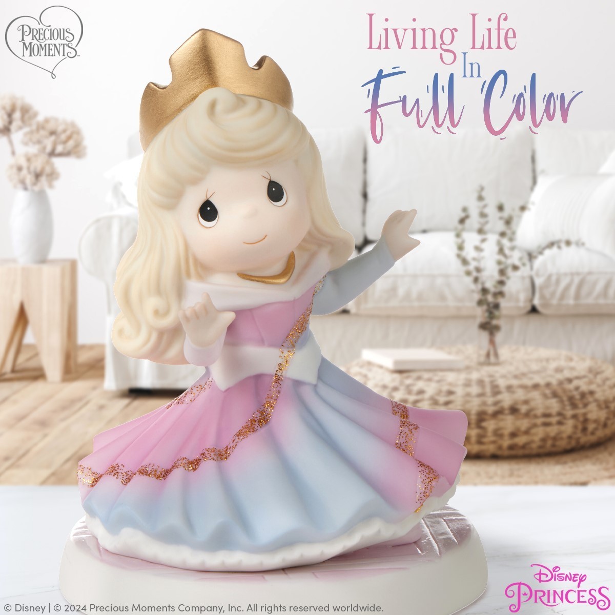 ❦ New PRECIOUS MOMENTS DISNEY Porcelain Figurine SLEEPING BEAUTY Princess Aurora ❦ New PRECIOUS MOMENTS DISNEY Porcelain Figurine SLEEPING BEAUTY Princess Aurora
