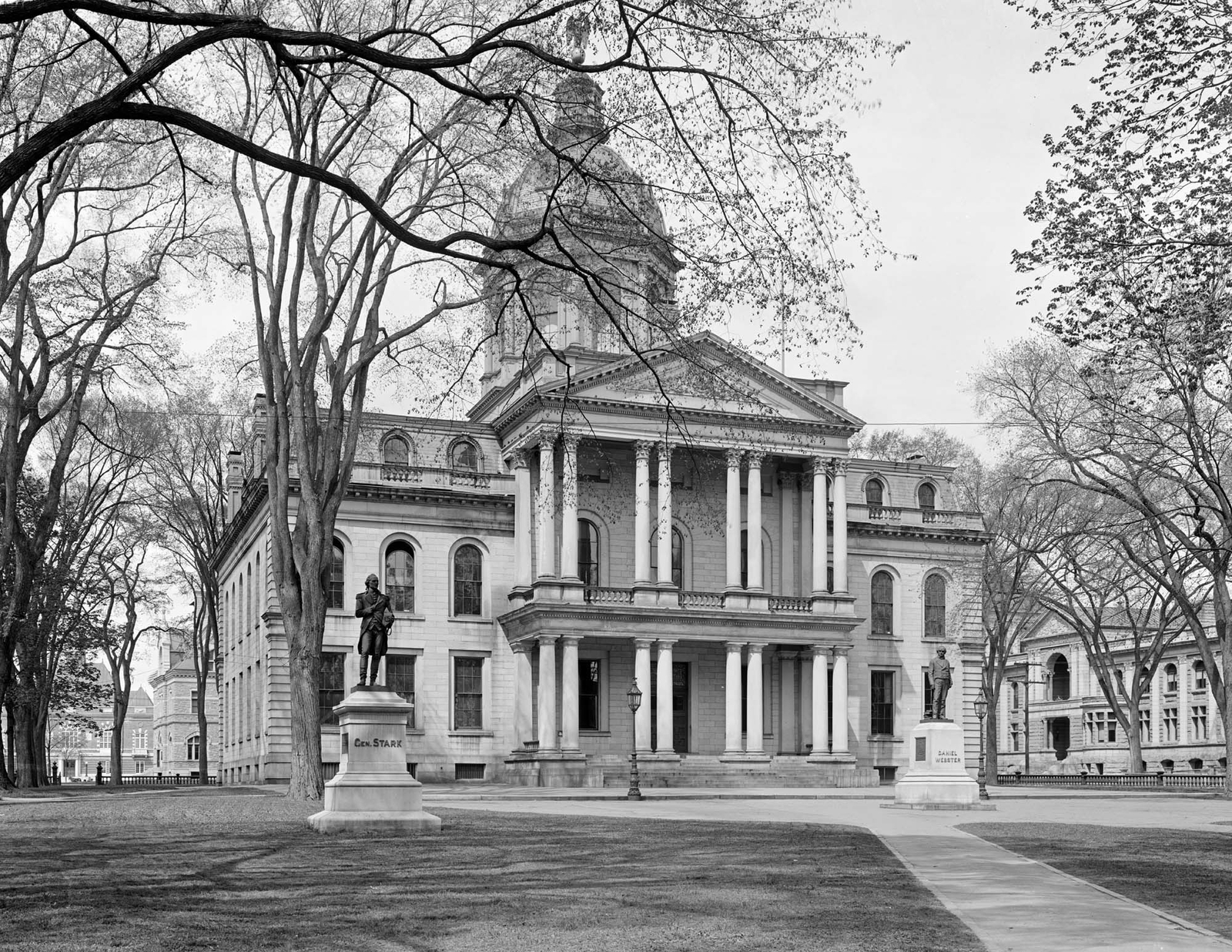 1900-1910 State Capitol, Concord, New Hampshire Old Photo 8.5 1900-1910 State Capitol, Concord, New Hampshire Old Photo 8.5
