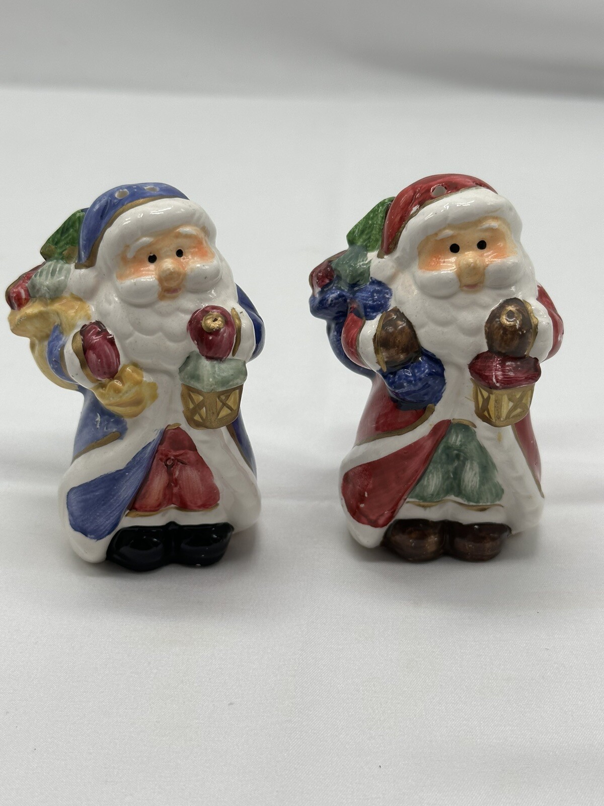 bintage santata clause figurines salt and pepper shakers bintage santata clause figurines salt and pepper shakers
