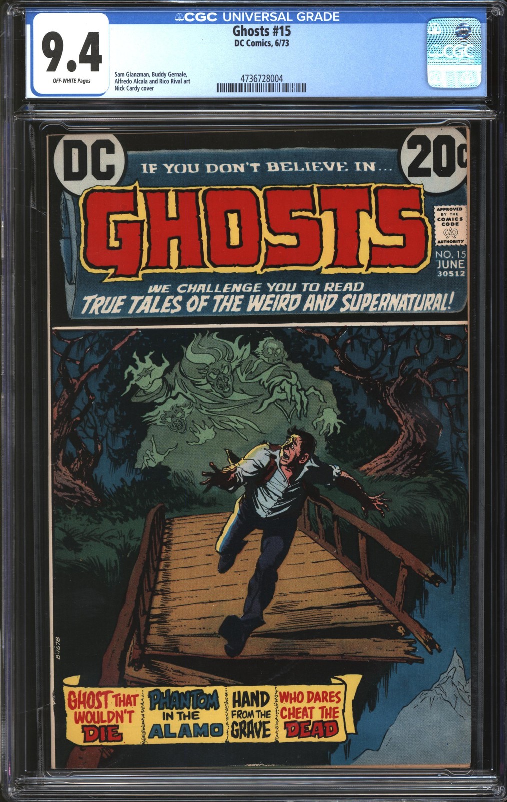 Ghosts (1971) # 15 CGC 9.4 NM