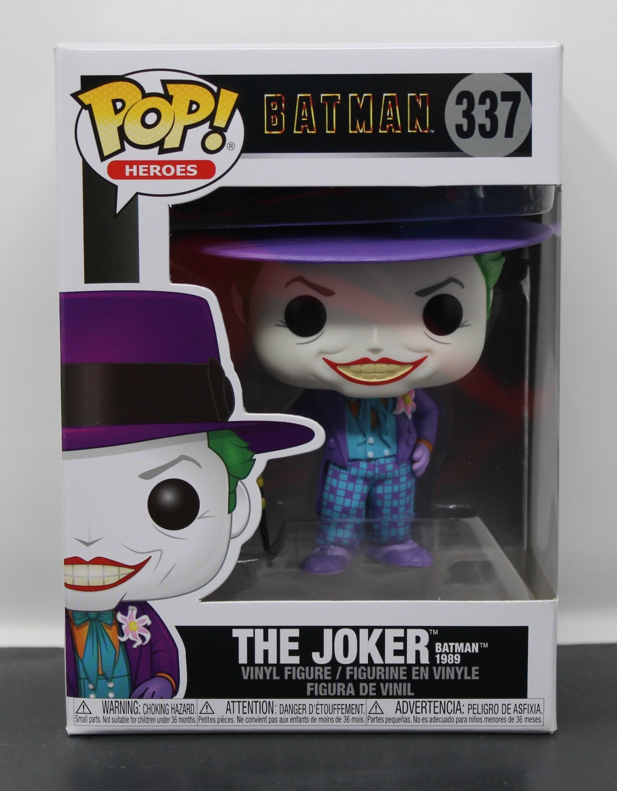 THE JOKER (BATMAN 1989) - DC COMICS - #337 - FUNKO POP w/PROTECTOR