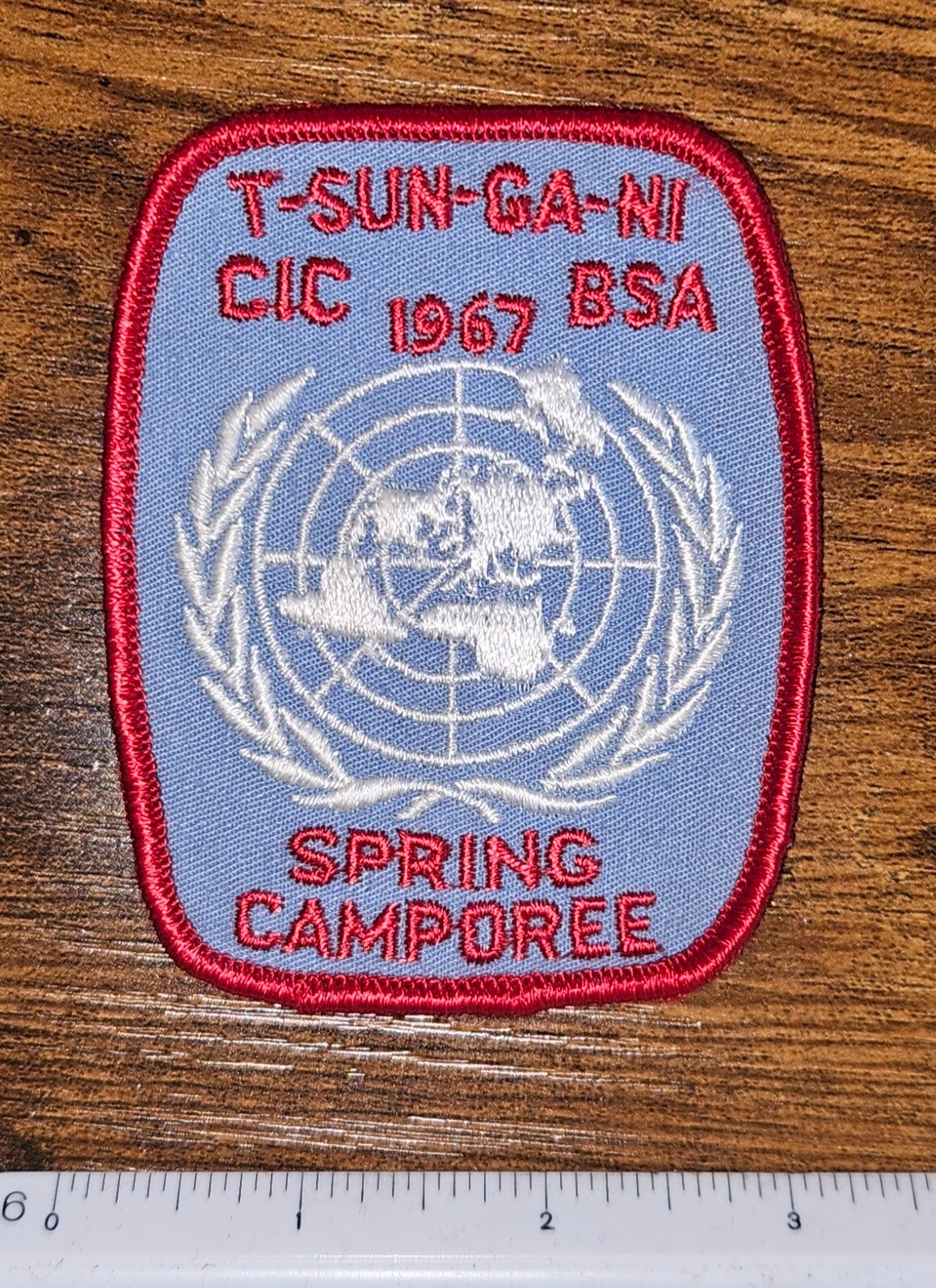 Tsun-Ga\'Ni OA Lodge 144 WWW Central Indiana Council 1967 Camporee BSA Patch Tsun-Ga\'Ni OA Lodge 144 WWW Central Indiana Council 1967 Camporee BSA Patch