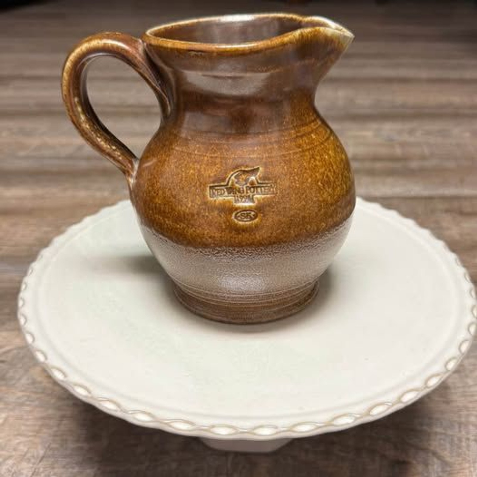 Vintage 1998 Red Wing Pottery Pitcher