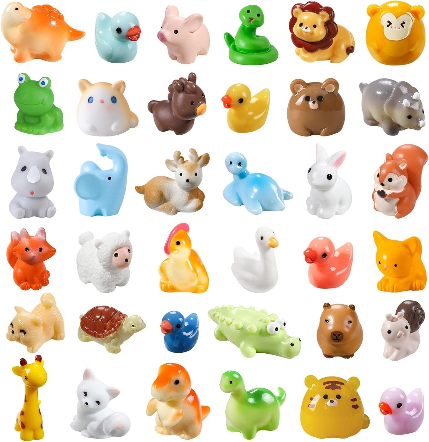 Miniature Resin Animal Figures - 40 Cute Styles for Fairy Gardens & Crafts Miniature Resin Animal Figures - 40 Cute Styles for Fairy Gardens & Crafts