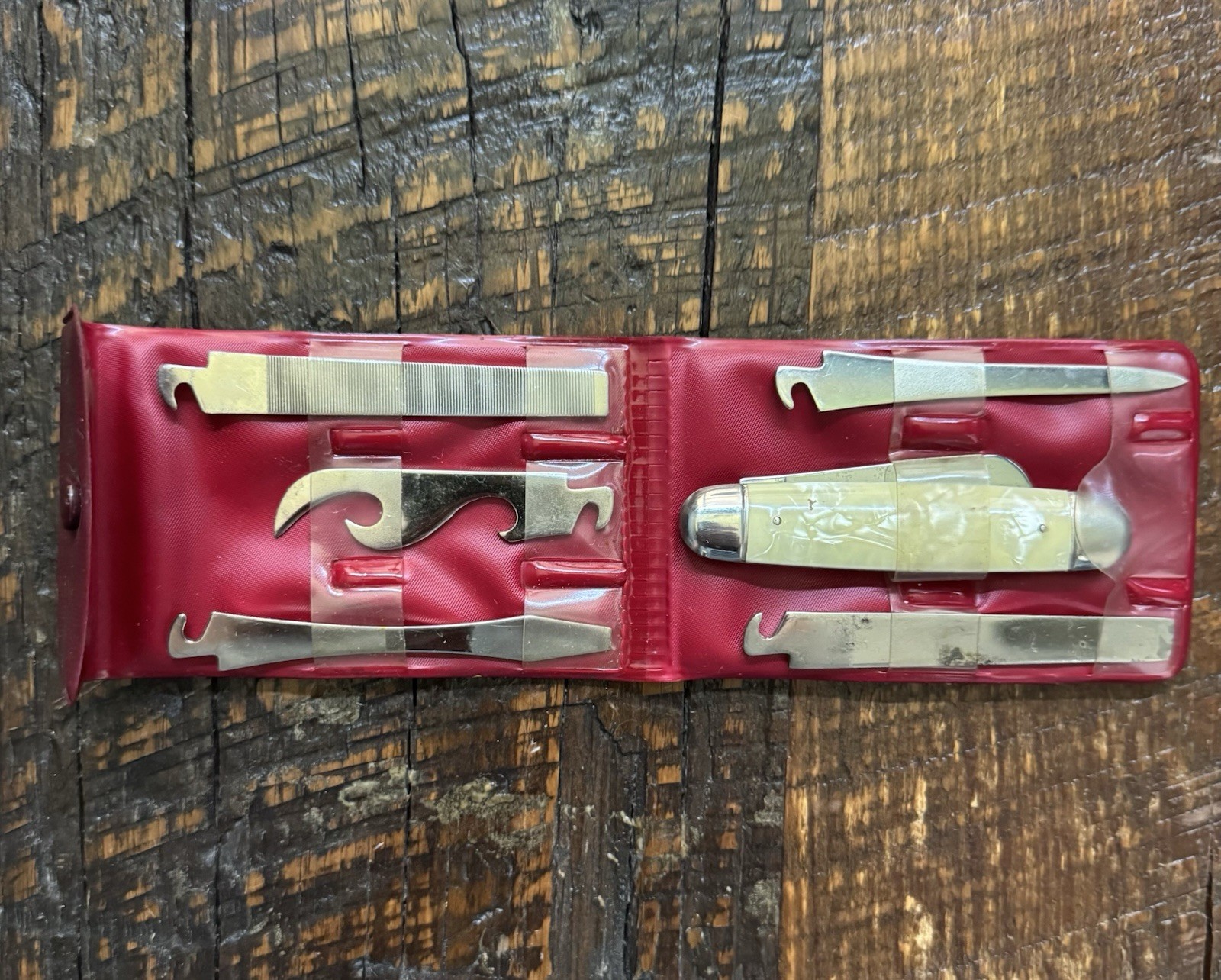 VTG Imperial Pocket Knife Set With 5 Tool Attachments In Original Case Prov USA VTG Imperial Pocket Knife Set With 5 Tool Attachments In Original Case Prov USA