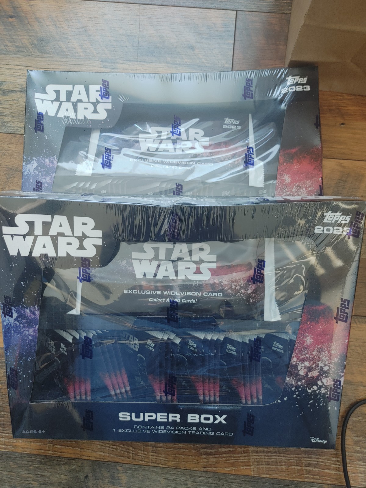Lot Of 2 2023 Topps Star Wars Flagship Sealed Super Box