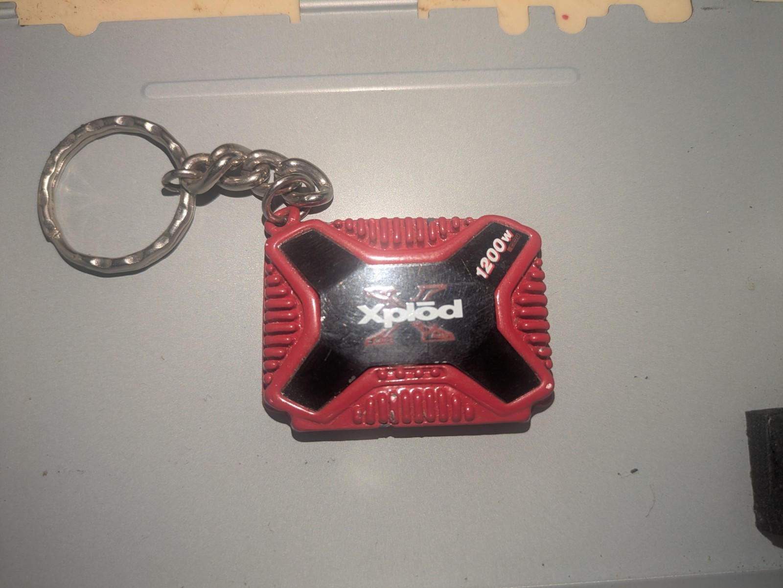 VTG Rare Y2K Sony Xplod 1200W Car Audio Amplifier Promo Keychain Advertising VTG Rare Y2K Sony Xplod 1200W Car Audio Amplifier Promo Keychain Advertising