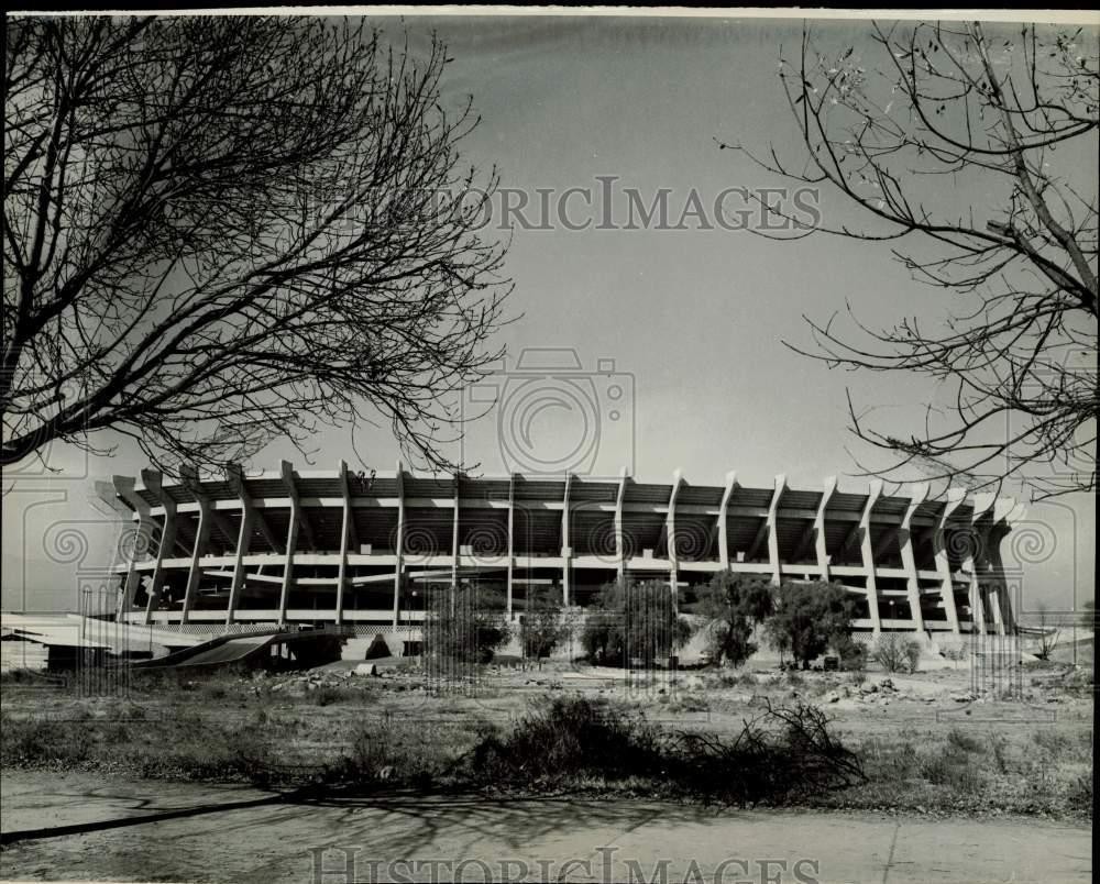 1966 Press Photo New Stadium Built for 1968 Olympic Games, Mexico City, Mexico 1966 Press Photo New Stadium Built for 1968 Olympic Games, Mexico City, Mexico