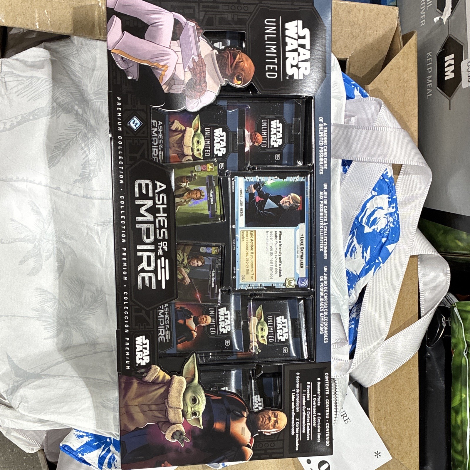 STAR WARS TRADING CARDS TCG ASMODEE UNLIMITED GIFT BOX ASHES OF THE EMPIRE NEW