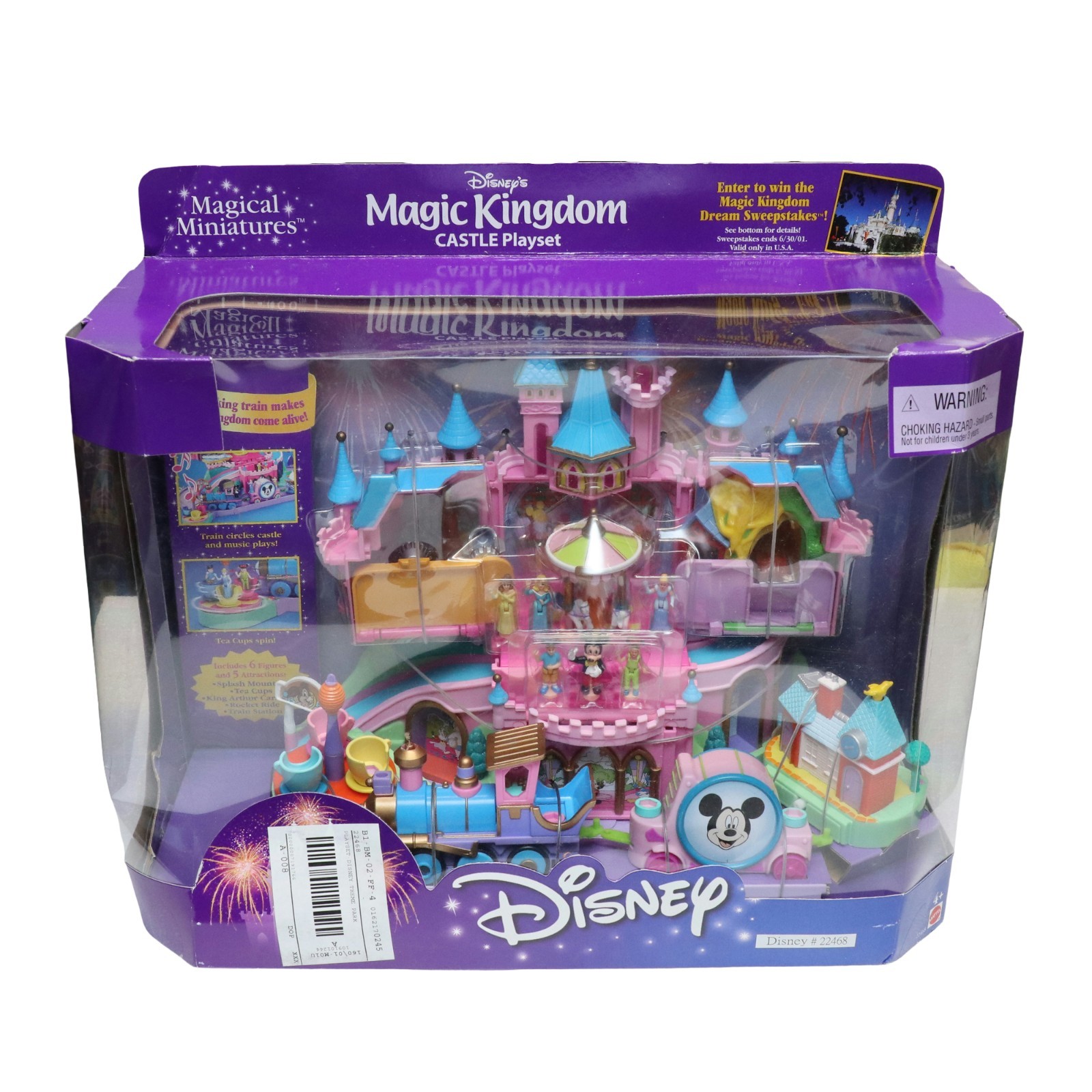 Mattel Disney - Magical Miniatures - Magic Kingdom Castle Playset - New In Box