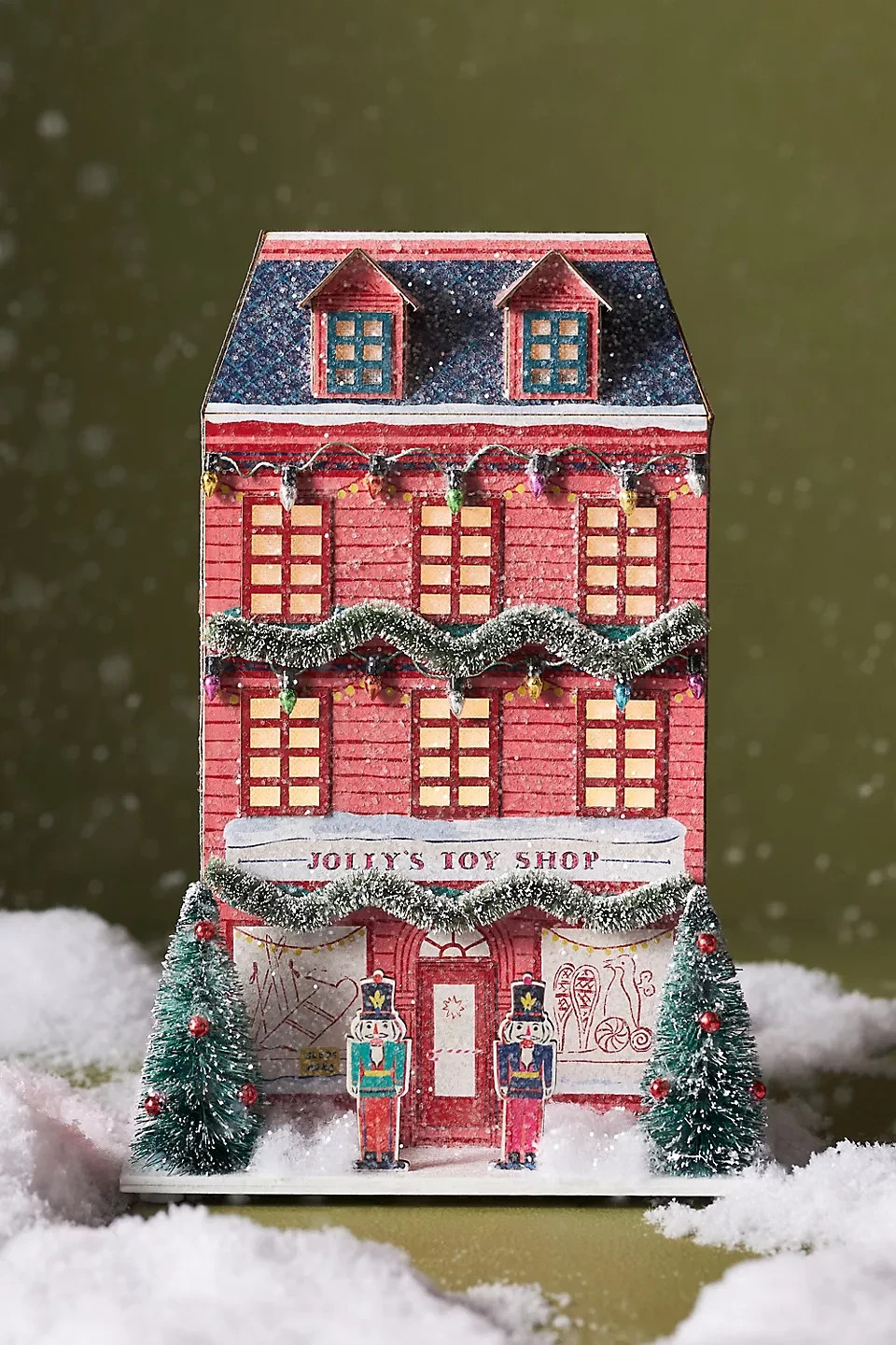 Anthropologie Emily Taylor Light-Up Holiday House Jolly's Toy Shop Village NEW Anthropologie Emily Taylor Light-Up Holiday House Jolly's Toy Shop Village NEW