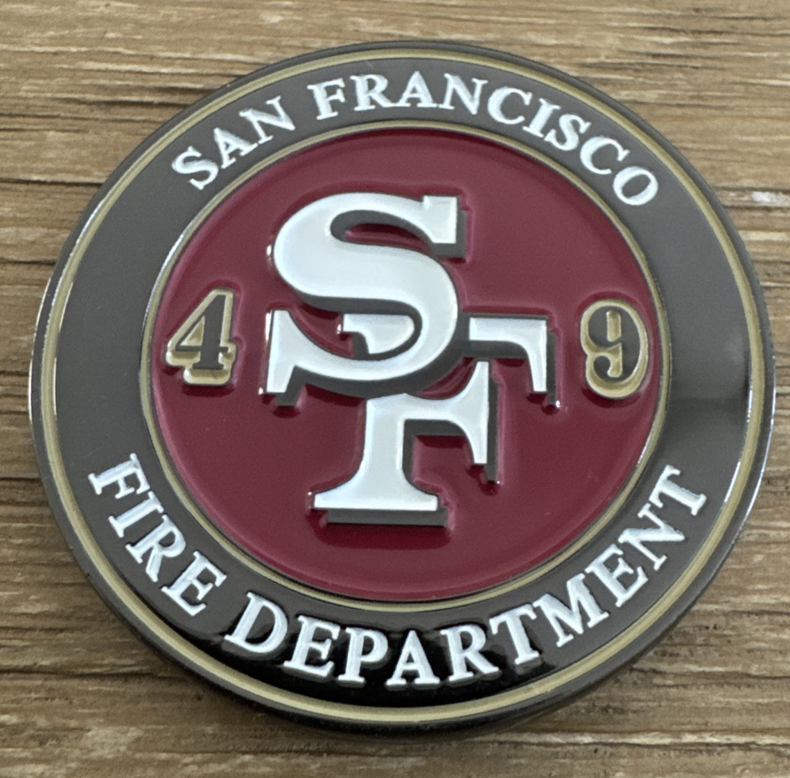 San Francisco Fire Department 49r’s Challenge Coin San Francisco Fire Department 49r’s Challenge Coin