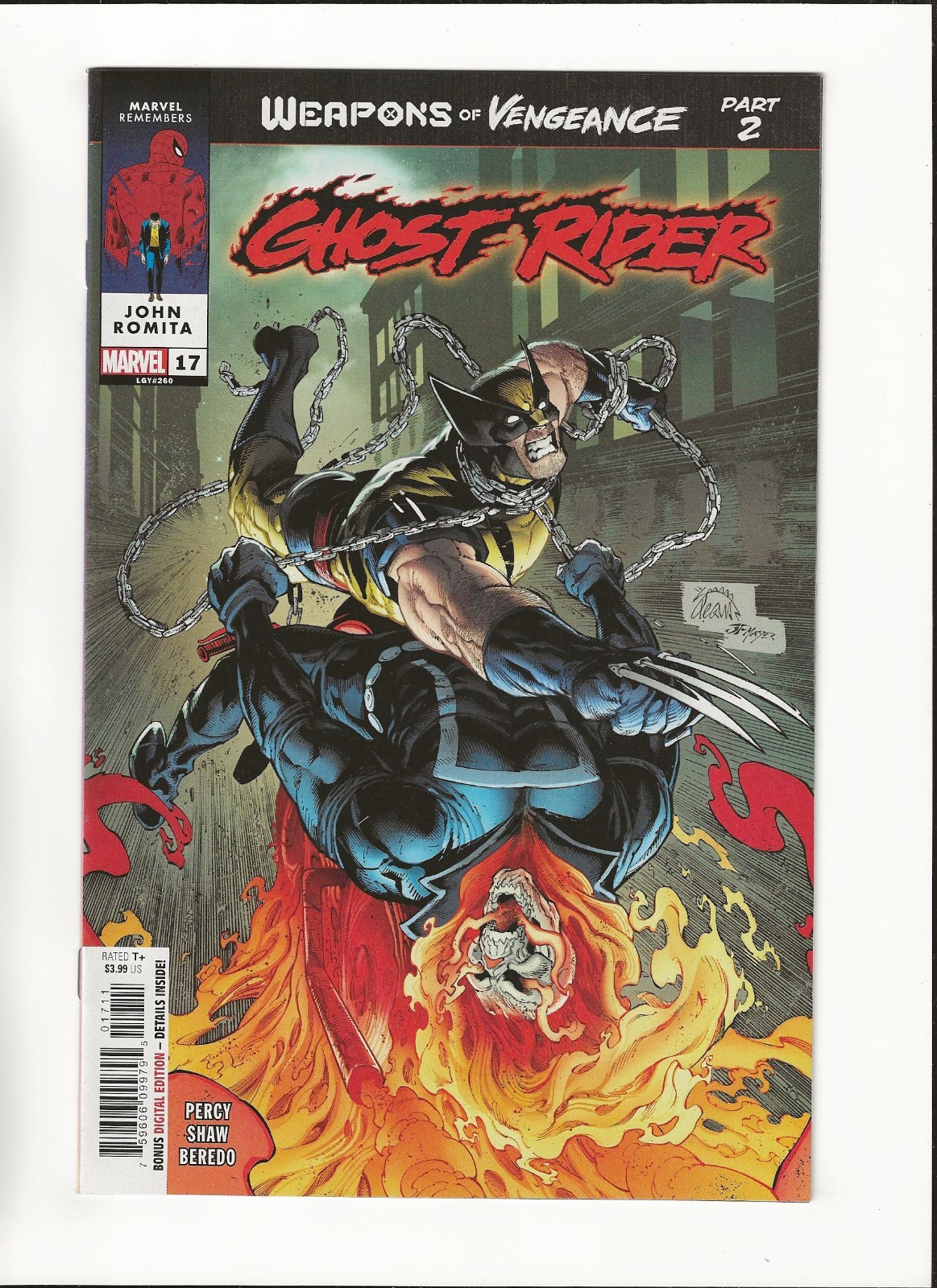 Ghost Rider #17 Cover A Hellverine Teaser Ghost Rider Wolverine Mashup NM 2023