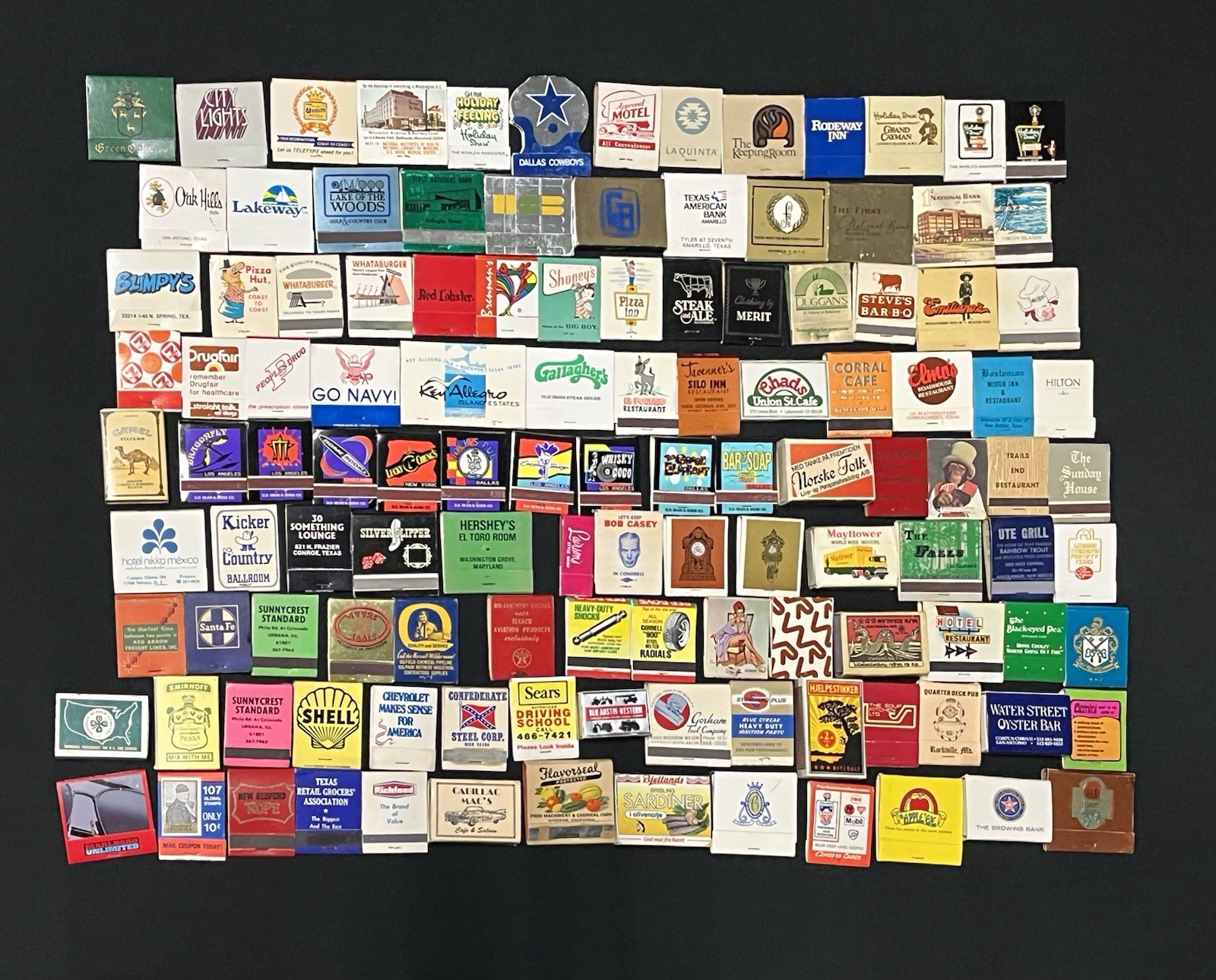 VTG Lot 121 Unstruck Match Books Boxes 1940’s- 1990’s Pizza Hut Shell Santa Fe VTG Lot 121 Unstruck Match Books Boxes 1940’s- 1990’s Pizza Hut Shell Santa Fe