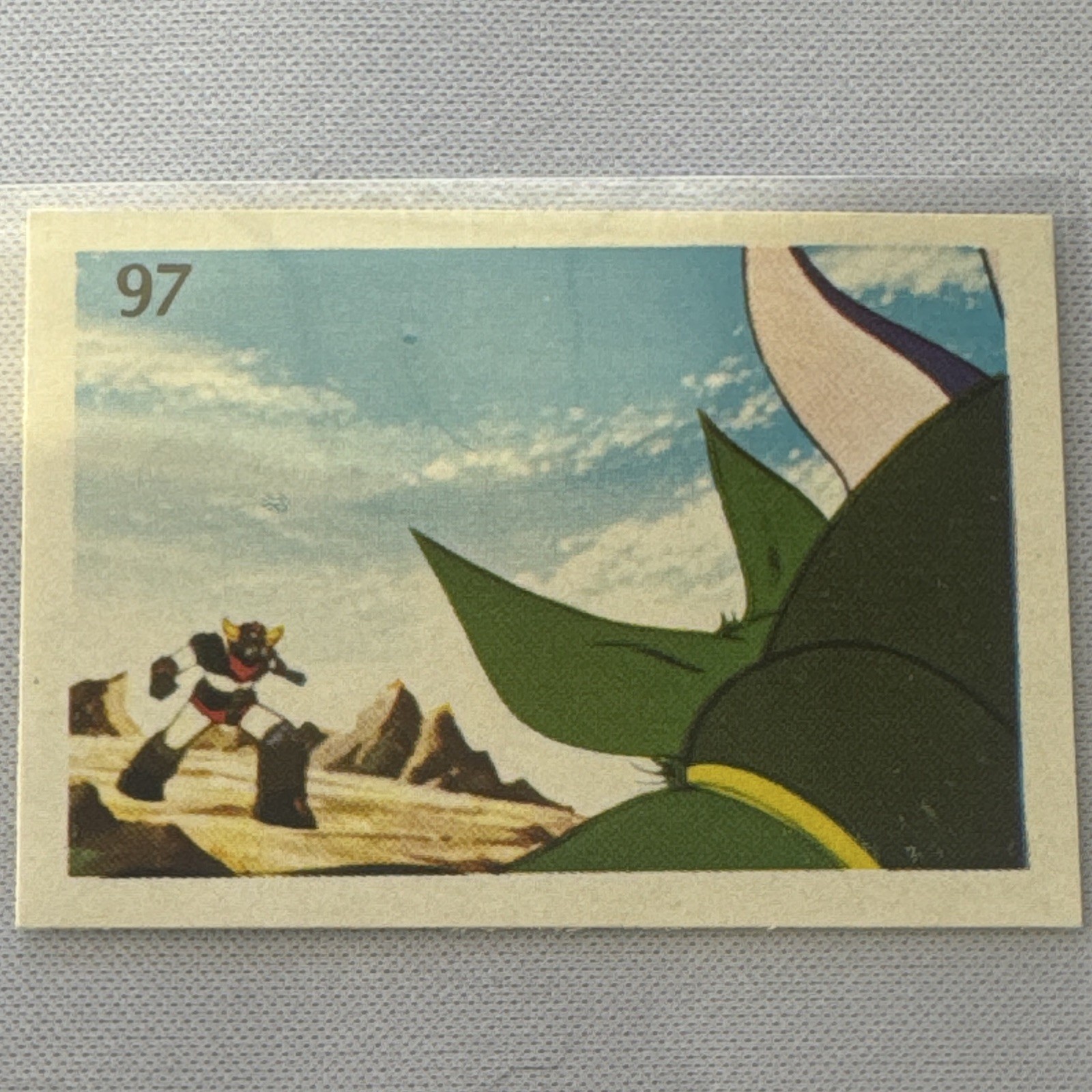 Vintage 1979 Americana Goldorak Grendizer Sticker #97 Go Nagai Goldrake Rare