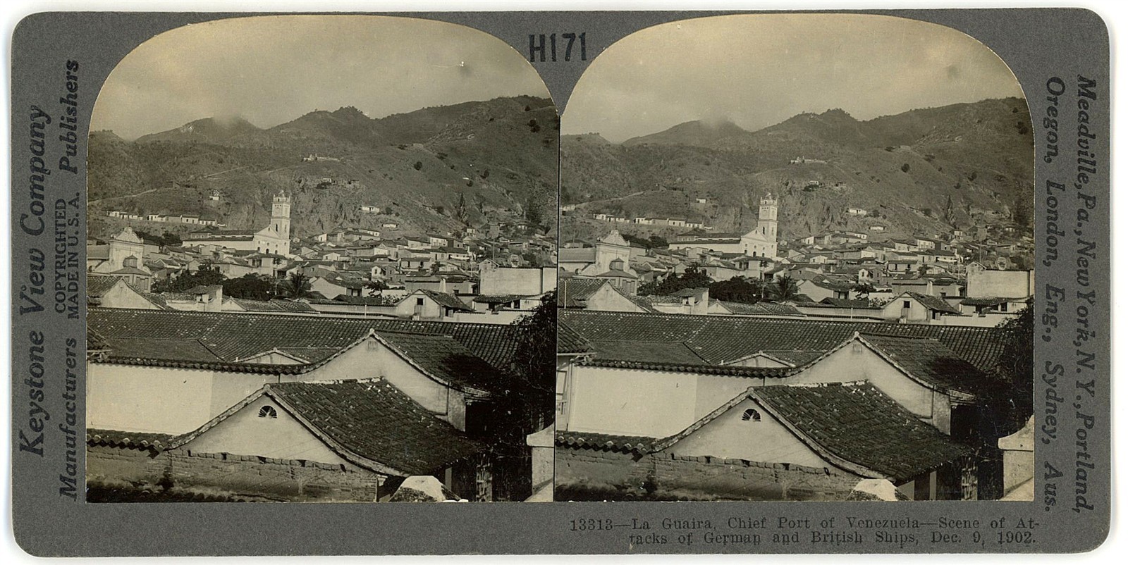 VENEZUELA STEREOVIEW - La Guaira - Keystone \