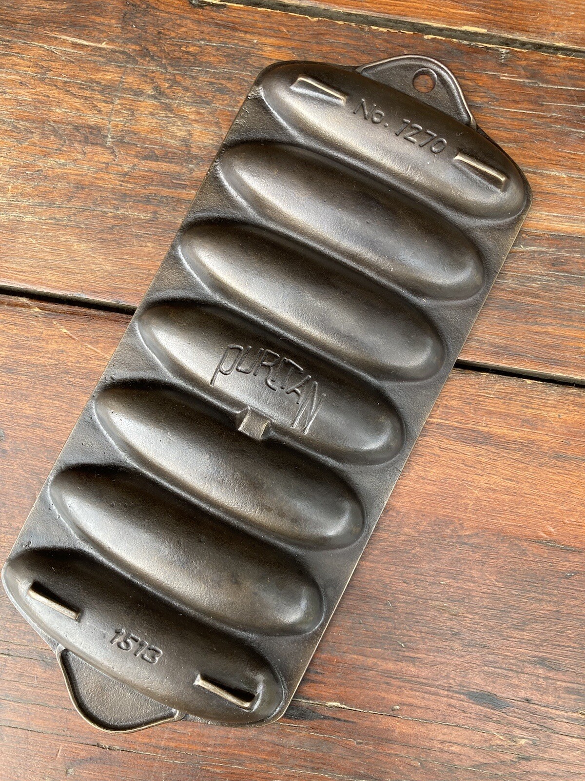 Griswold Cast Iron “Puritan” #1270 Wheatstick Pan Griswold Cast Iron “Puritan” #1270 Wheatstick Pan