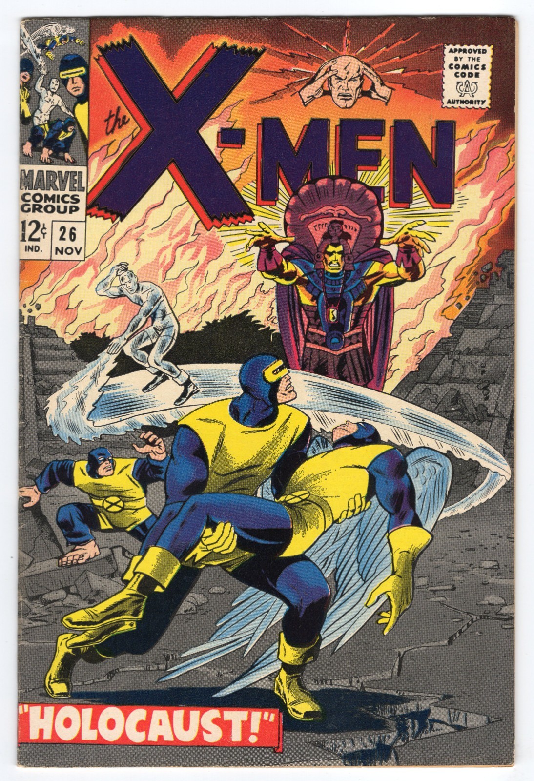 X-Men 26 1966 Marvel Comics F- 5.5 Marvel Girl El Tigre Cyclops Beast Angel