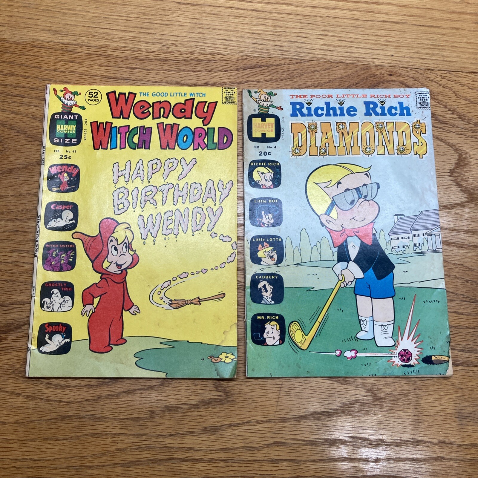 Vintage Lot Of 2 Harvey Comics Comic Books