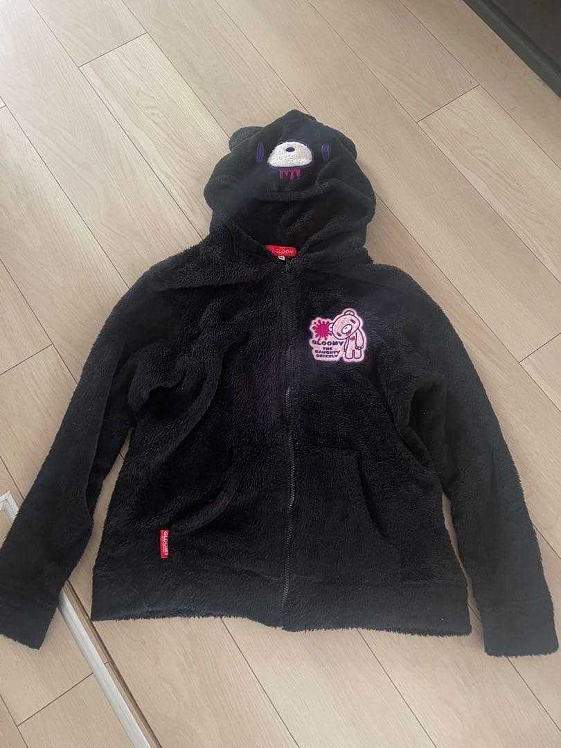 Chax GP Gloomy Bear Devil Horns HYPERCORE Hoodie Black Unisex Anime From Japan