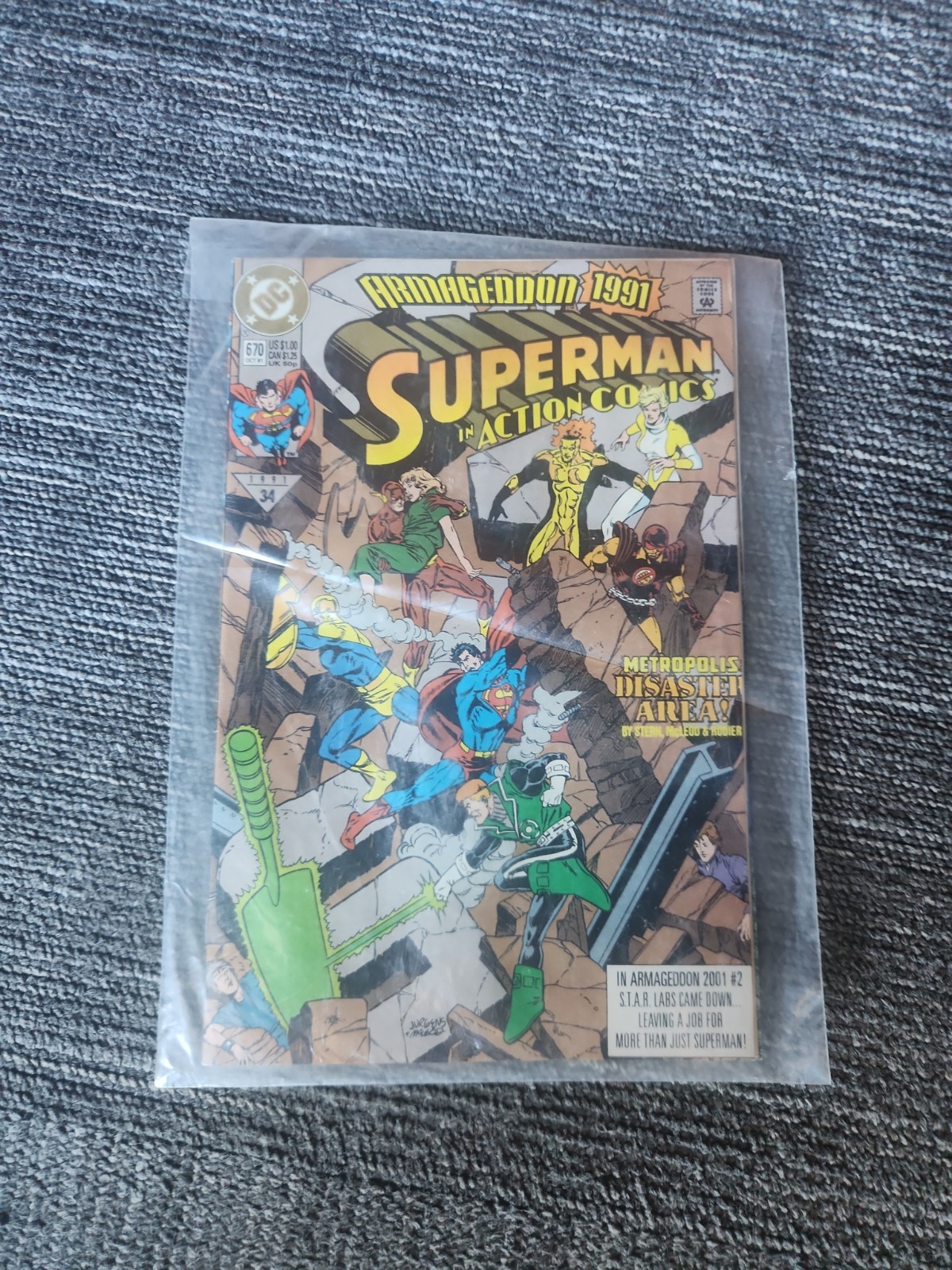 DC Action Comics 1991 Superman #670 Comic Book