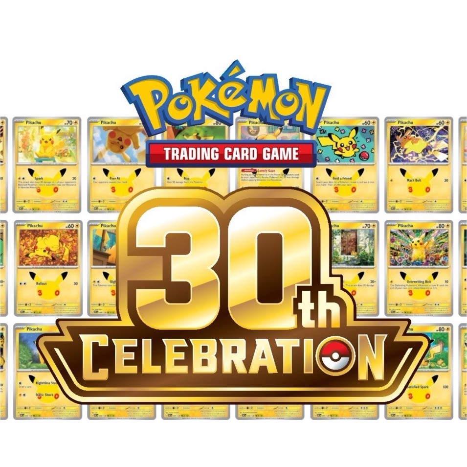 Pokémon TCG: 30th Celebration Pikachu Lot 30 Cards English 2025 01-30 (30 cards) Pokémon TCG: 30th Celebration Pikachu Lot 30 Cards English 2025 01-30 (30 cards)
