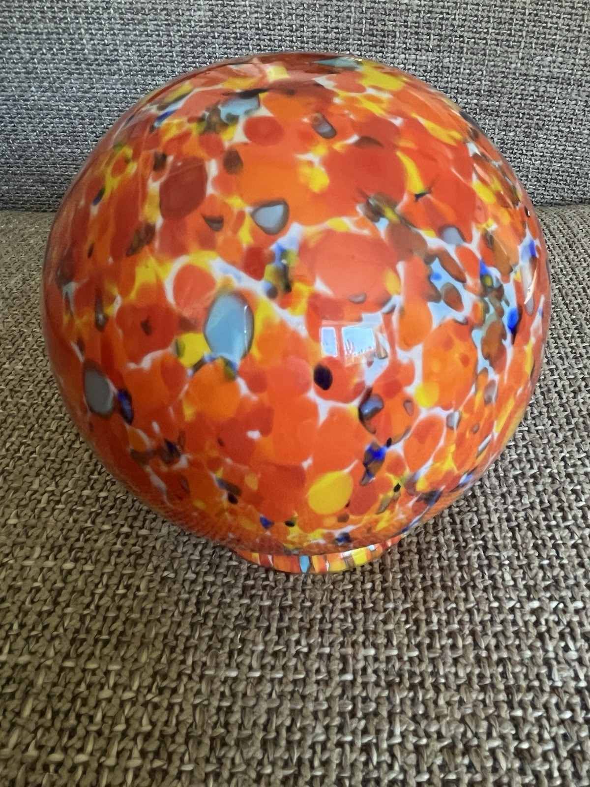 VINTAGE CZECHOSLOVKIA CZECH SPATTER CONFETTI GLASS LAMP SHADE VINTAGE CZECHOSLOVKIA CZECH SPATTER CONFETTI GLASS LAMP SHADE