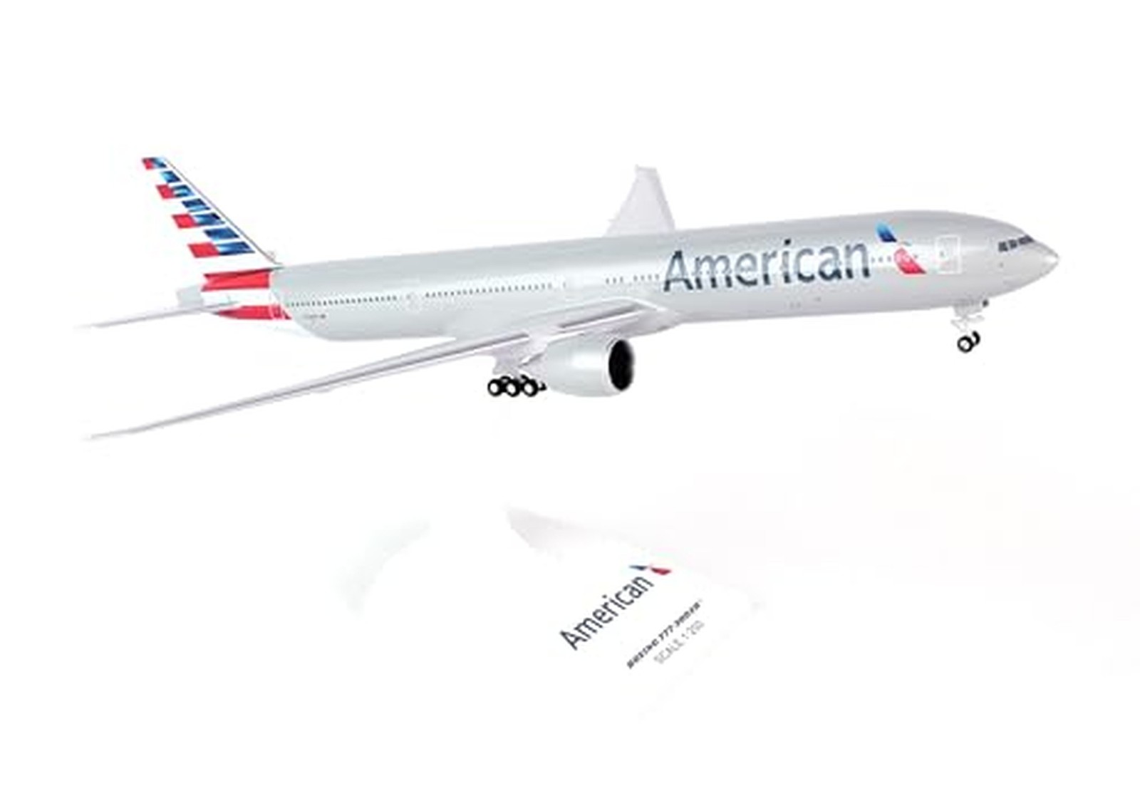 Daron Skymarks SKR715 American 777-300 New Livery Airplane Model Building Kit... Daron Skymarks SKR715 American 777-300 New Livery Airplane Model Building Kit...