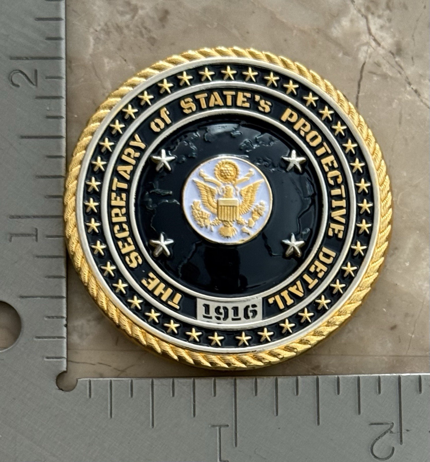 Department of State, DSS, Secretary Of State’s Protective Detail, Challenge Coin Department of State, DSS, Secretary Of State’s Protective Detail, Challenge Coin