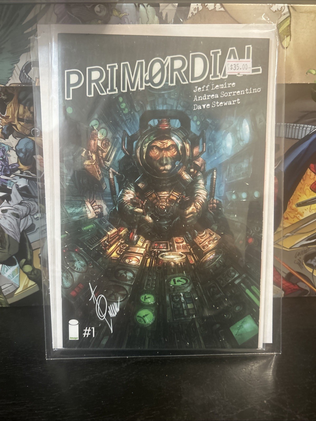 PRIMORDIAL #1 ALAN QUAH Signed Auto EXCLUSIVE VIRGIN VARIANT  2021 IMAGE BTC