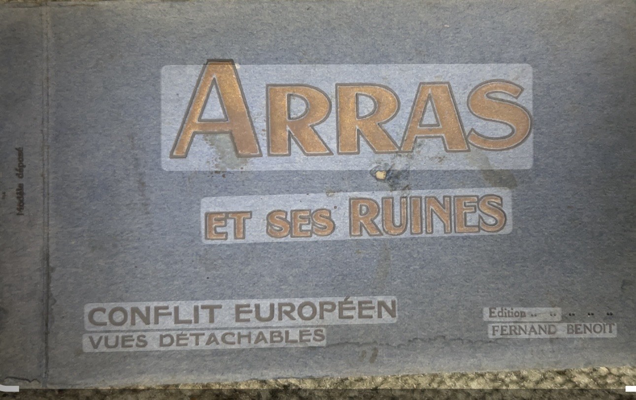 Arras et Ses Ruines 20 Antique Postcards Paperback Book WW1 France Arras et Ses Ruines 20 Antique Postcards Paperback Book WW1 France