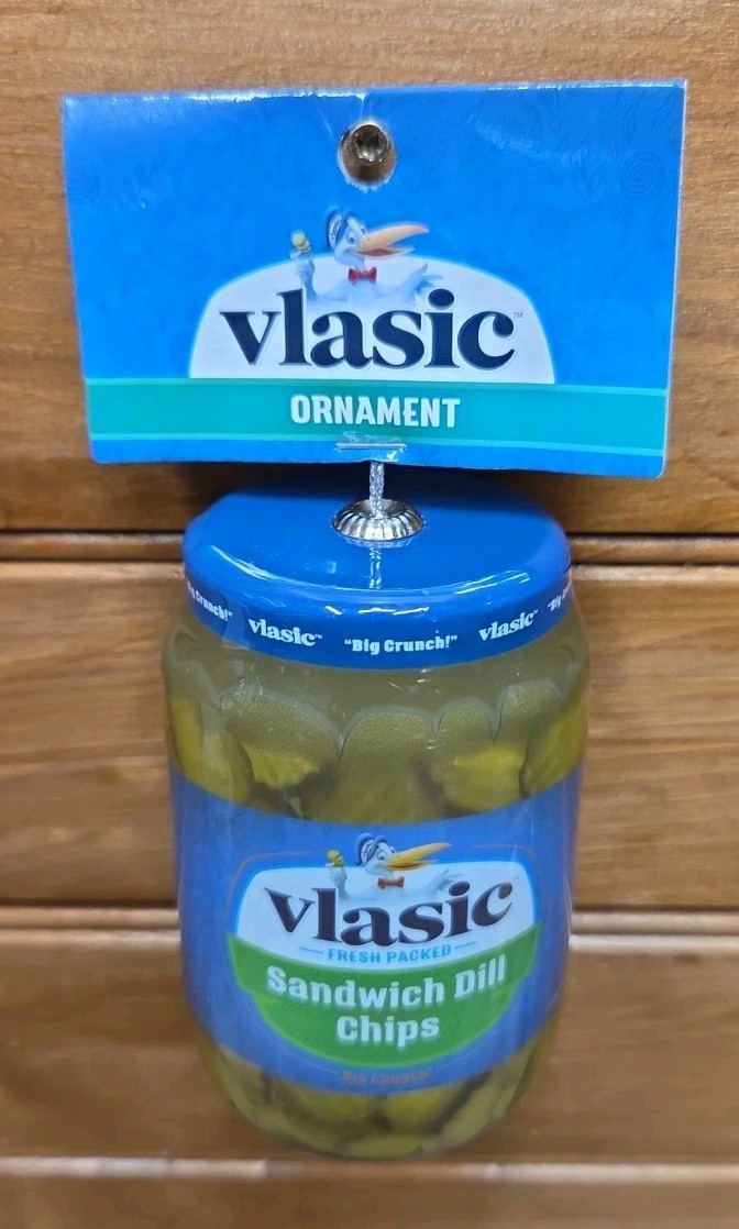 Vlasic Pickles Christmas Ornament 3.5\