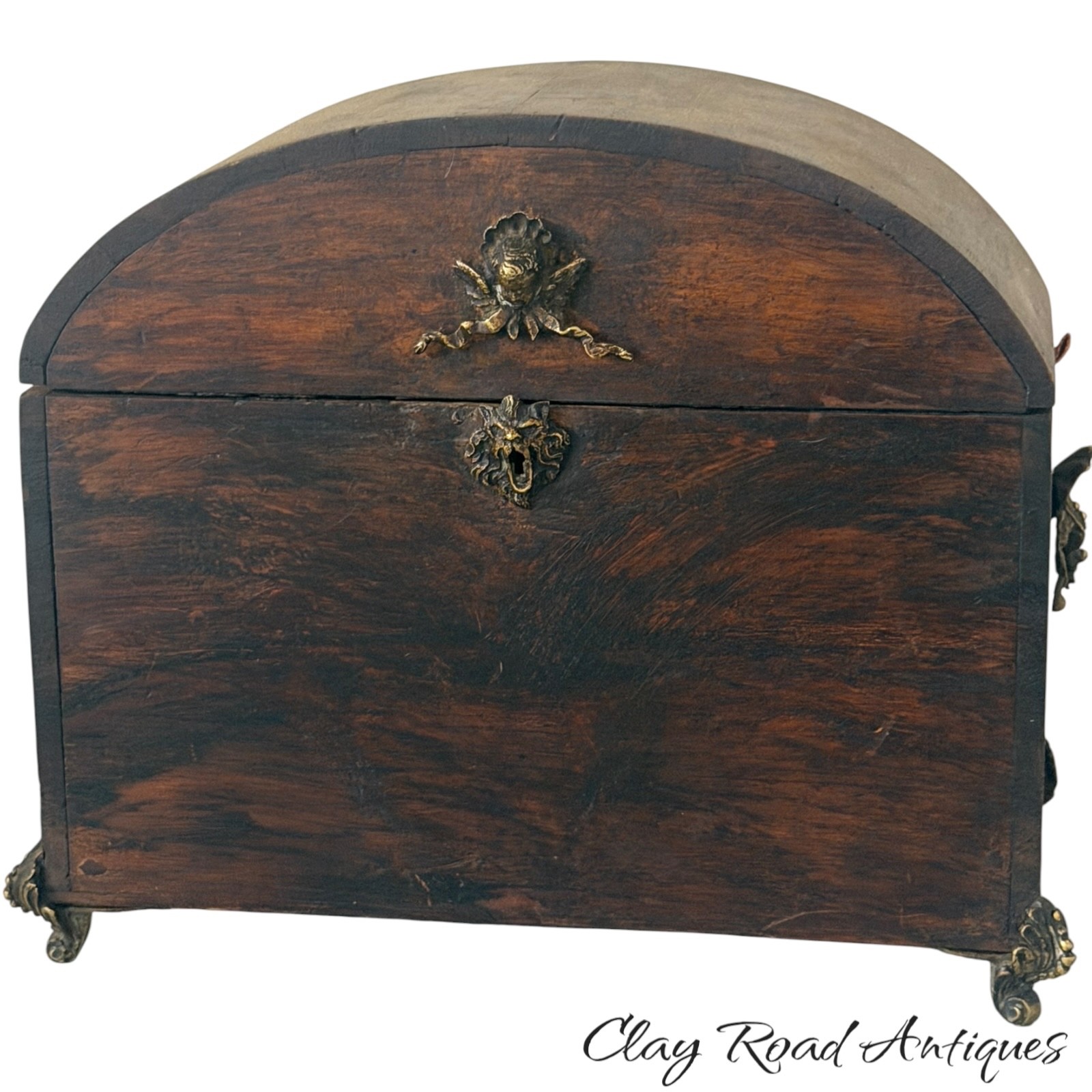 antique dome lidded jewelry collectibles coin box removable trays project 19th antique dome lidded jewelry collectibles coin box removable trays project 19th