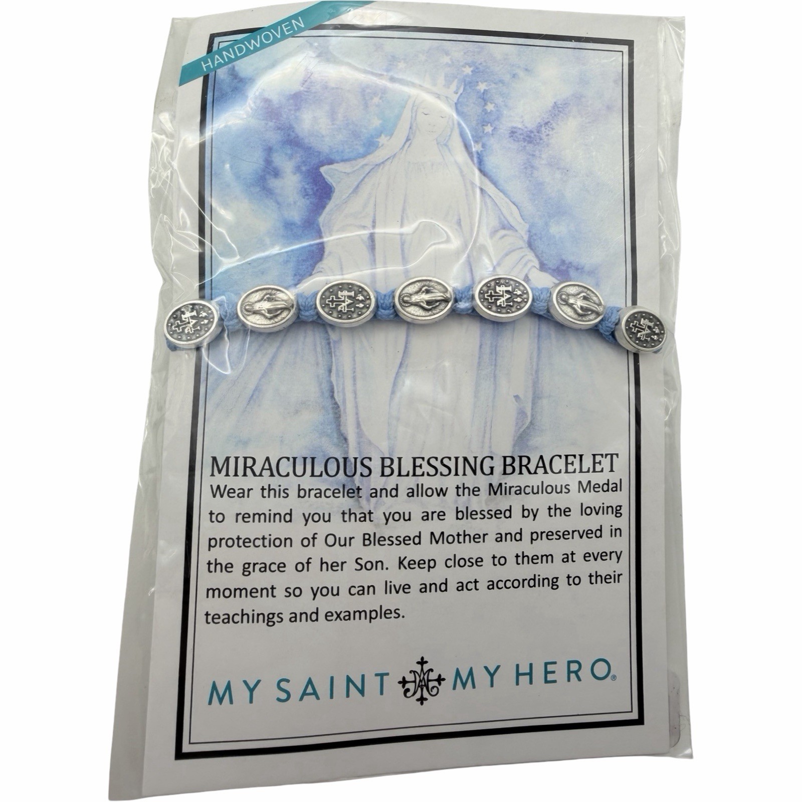 My Saint My Hero “Miraculous Mary” Blessing Bracelet