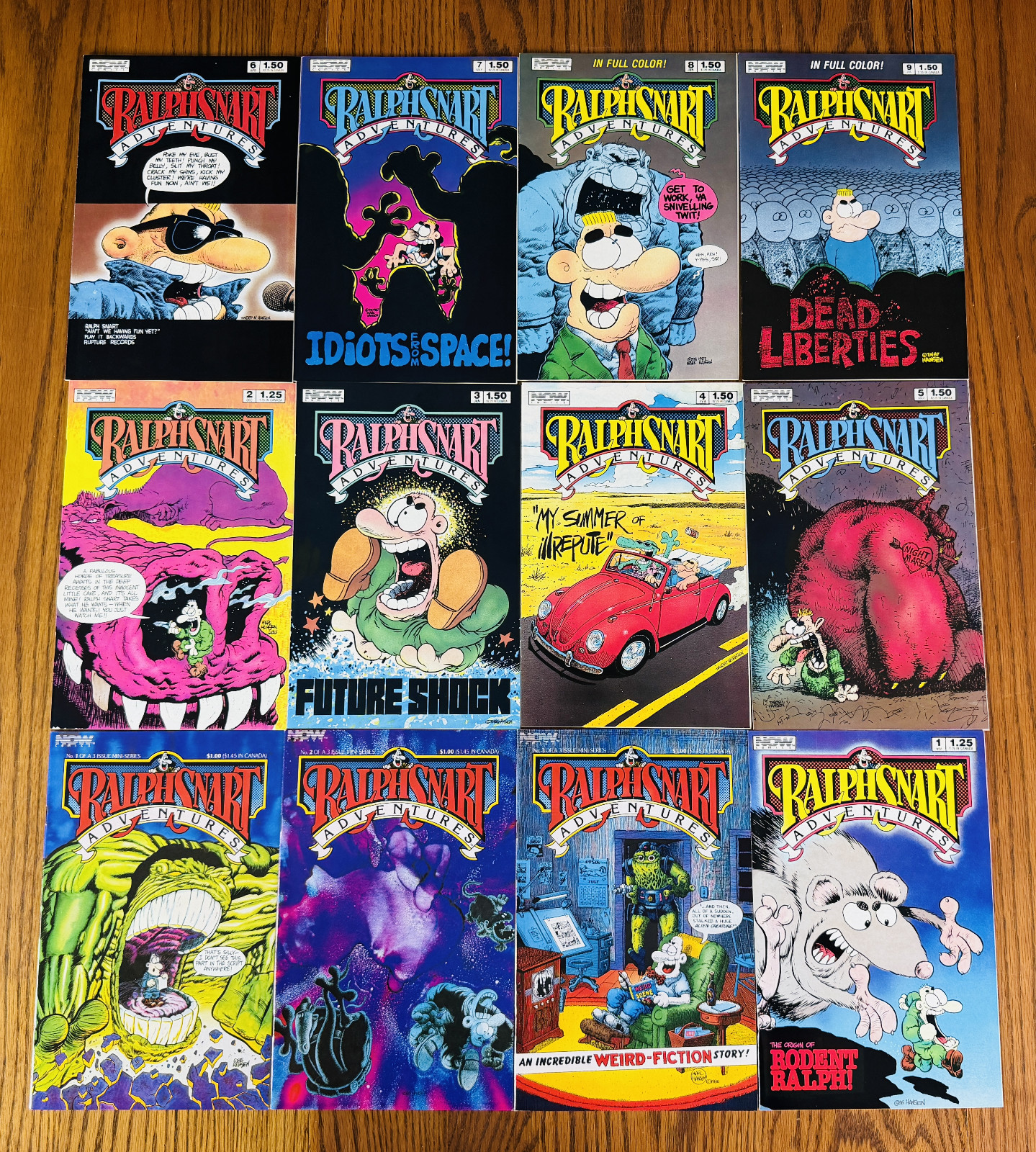 RALPH SNART ADVENTURES VOL 1 & 2 #1-3 #1-9 COMPLETE SET 1986 1987 NOW Comics VTG