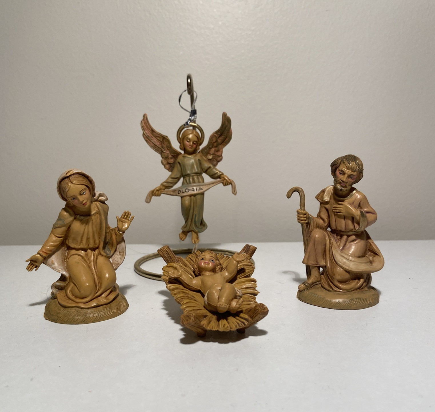 Fontanini 4pcs Nativity / Manger Figures Market Italy/Mold Numbers 3” Christmas