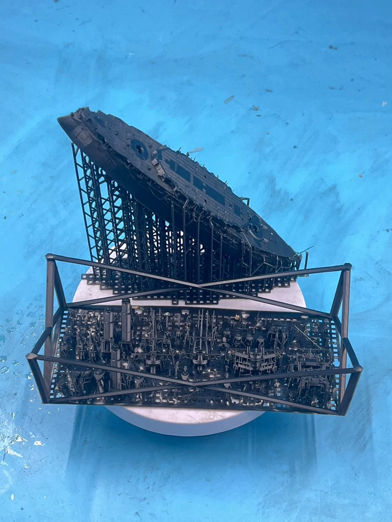 3D Printed 1/700 Royal Navy Retivizan Battleship Unpainted Model Kit NEW 3D Printed 1/700 Royal Navy Retivizan Battleship Unpainted Model Kit NEW
