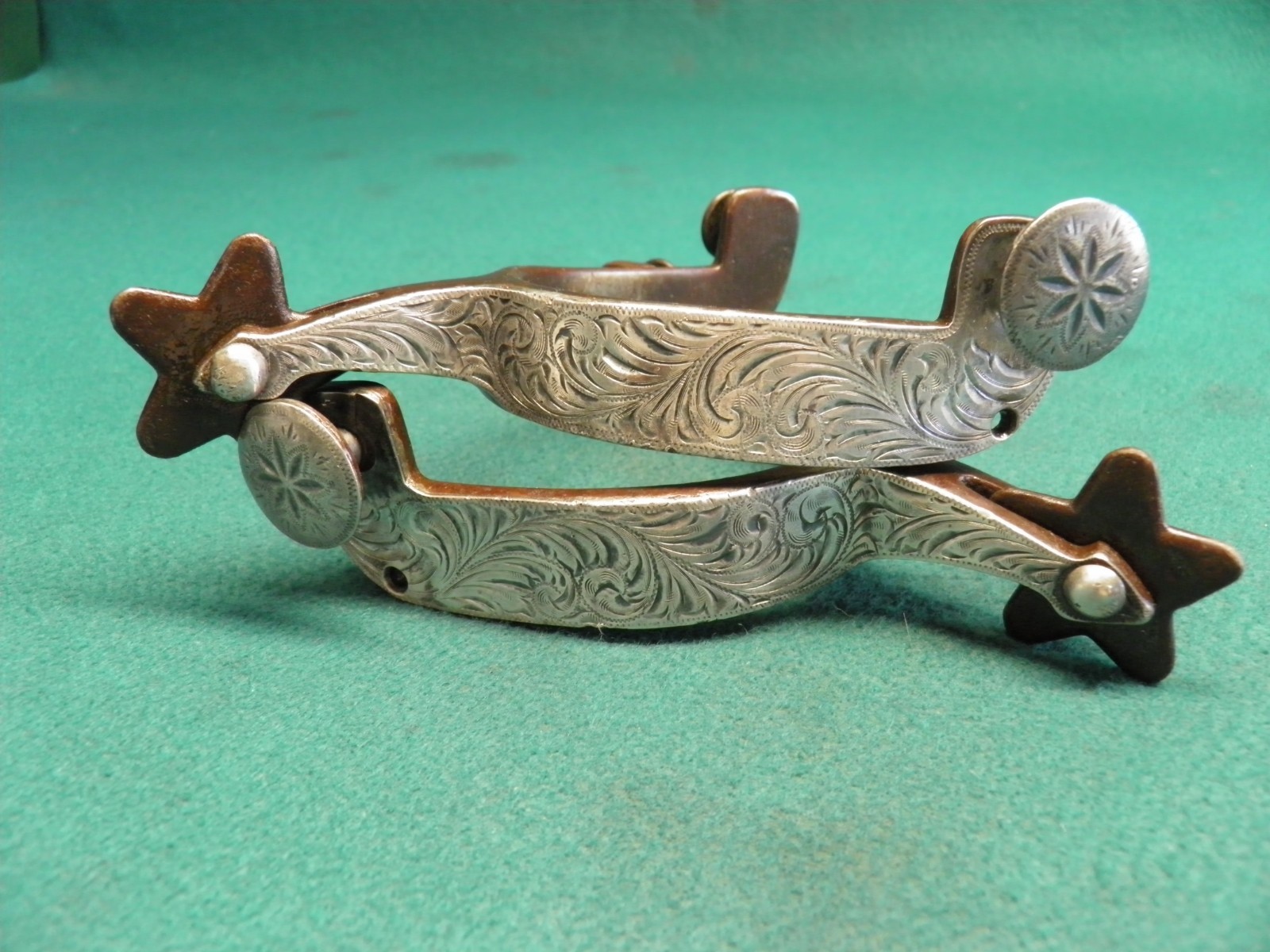 NICE VINTAGE PAIR OF WESTERN COWBOY SPURS