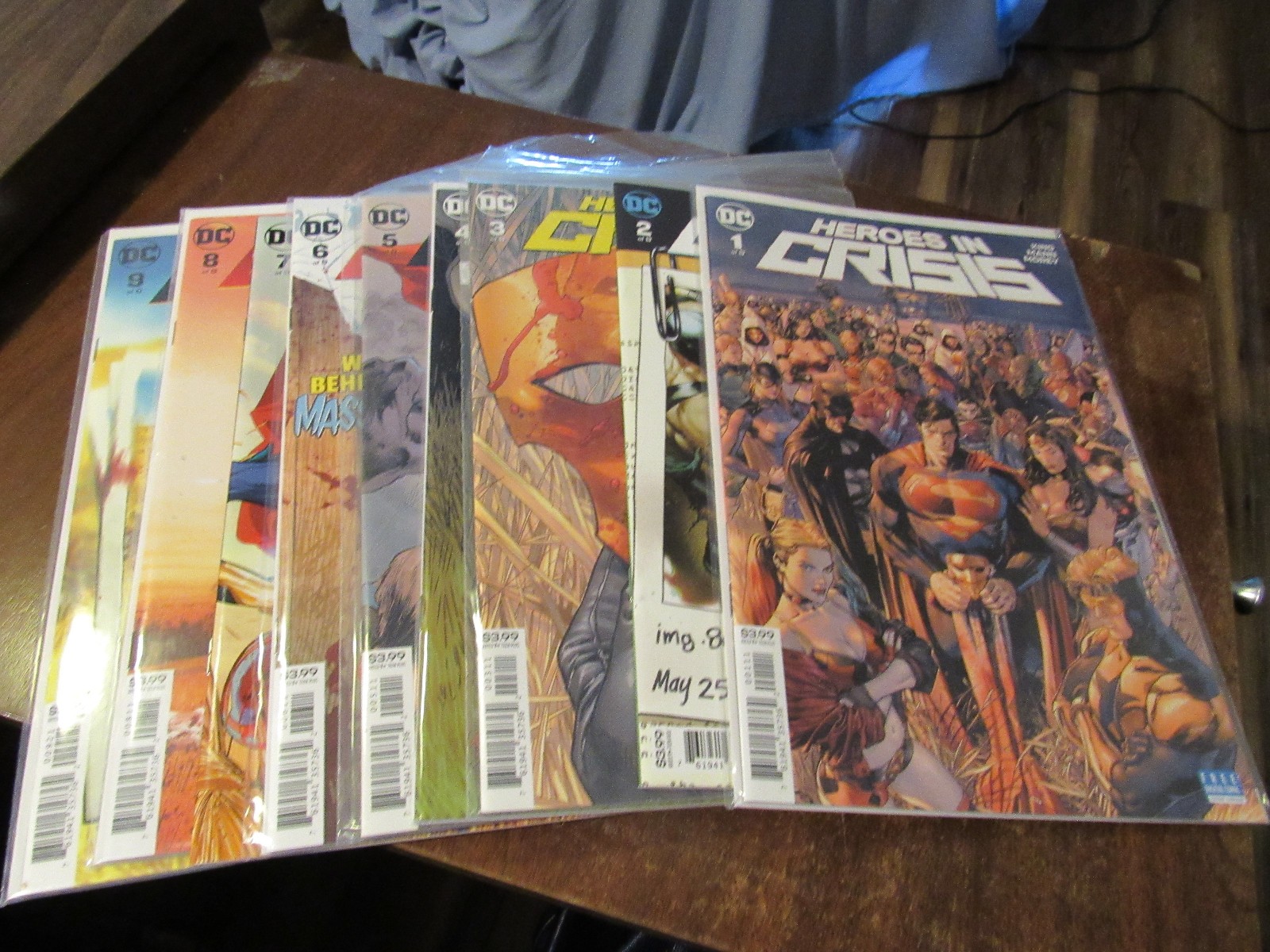 Heroes in Crisis #1 2 3 4 5 6 7 8 9 Mini Series Comic Book Set 1-9 Complete 2018 Heroes in Crisis #1 2 3 4 5 6 7 8 9 Mini Series Comic Book Set 1-9 Complete 2018