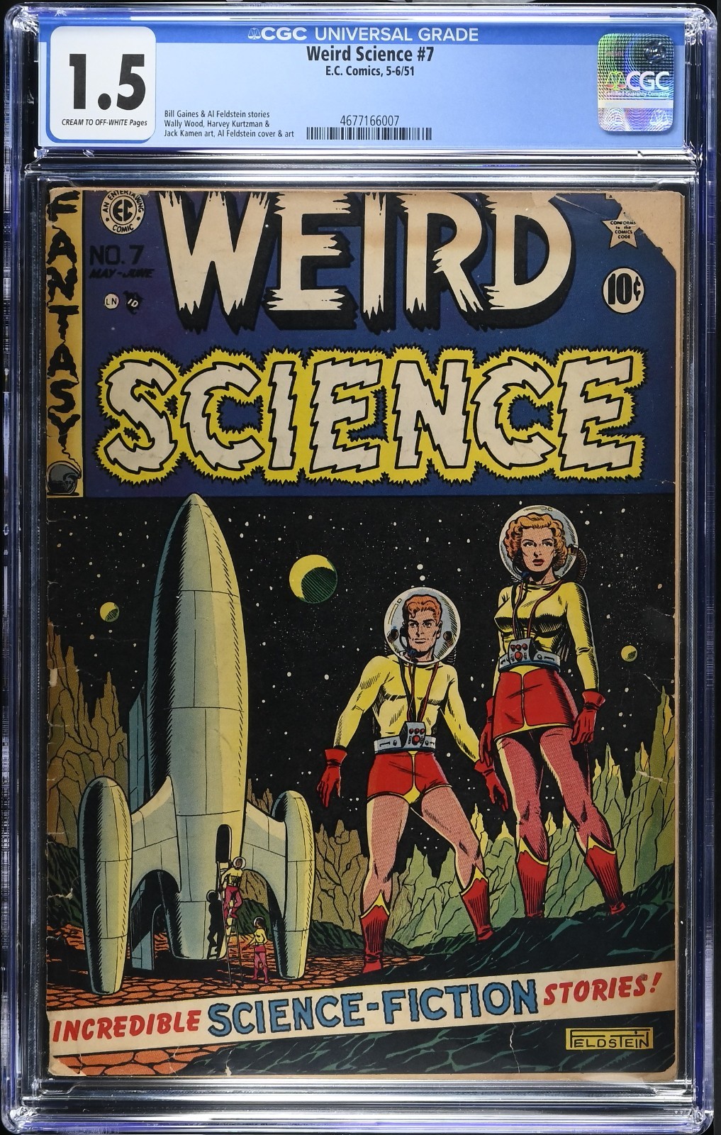 Weird Science #7 CGC 1.5 (1951 EC)