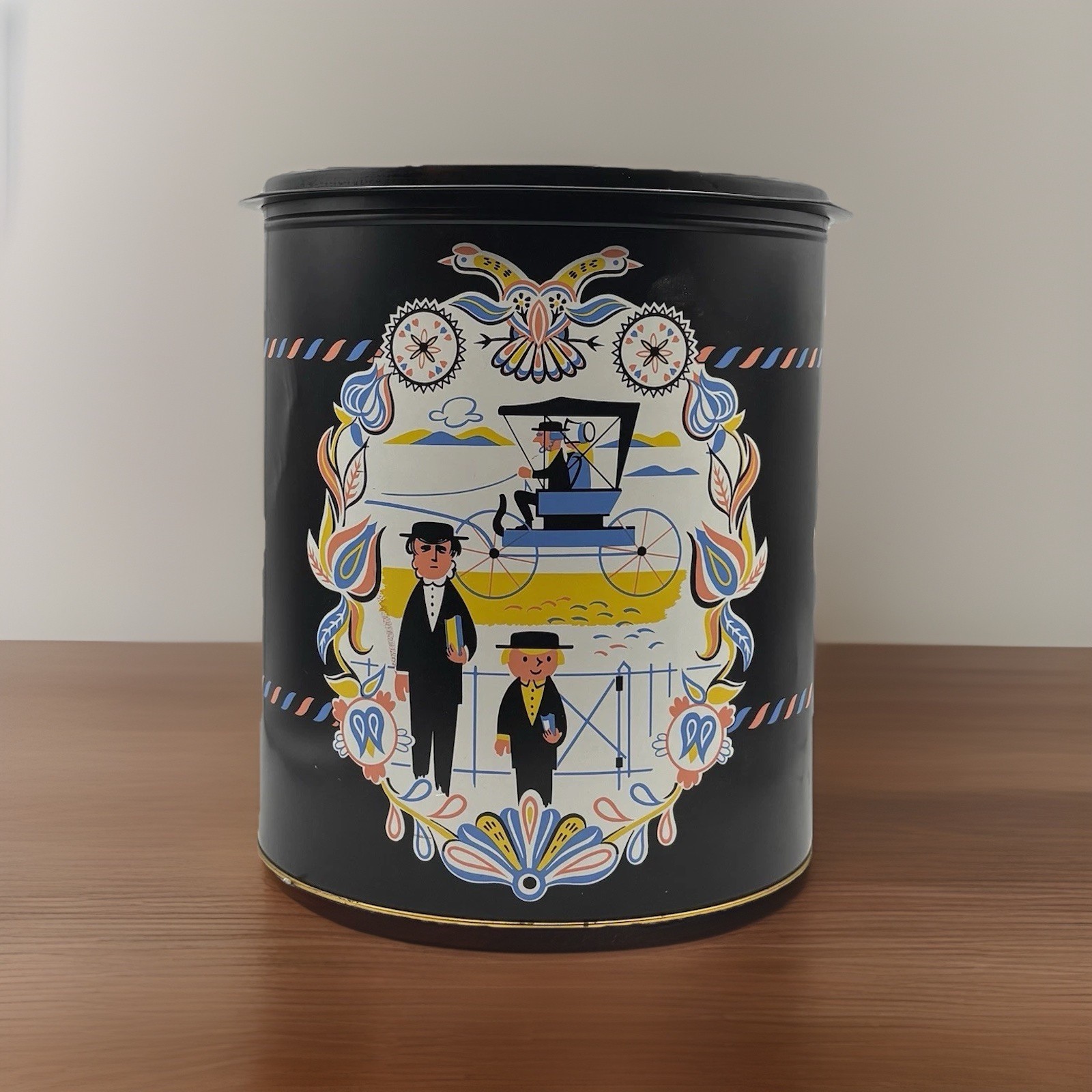 Vintage Bachman Bakeries Pretzel Tin Reading Pennsylvania Dutch Amish 12\ Vintage Bachman Bakeries Pretzel Tin Reading Pennsylvania Dutch Amish 12\