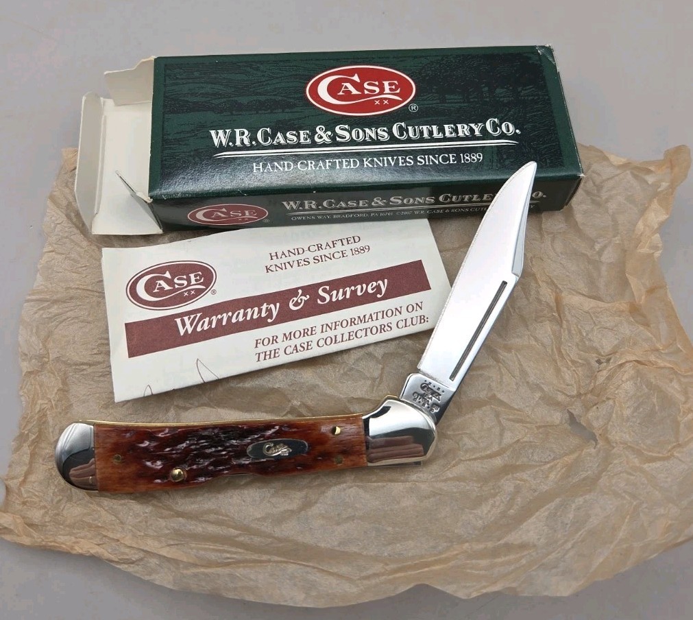 Case XX Red Bone Copperlock 61749L SS New Old Stock 2000