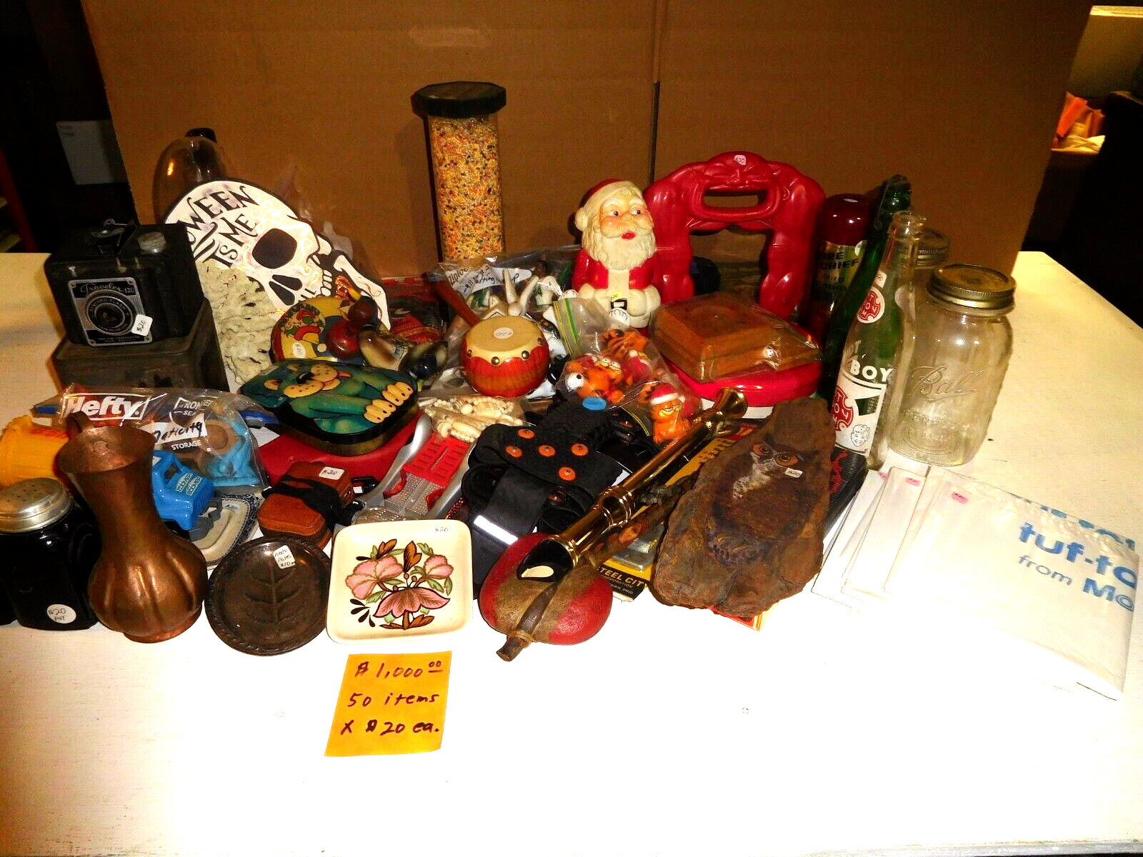 Lot of 50 Vintage $20 Items at Incredible 50% OFF Great Re-Sale Gold in 1 Box Lot of 50 Vintage $20 Items at Incredible 50% OFF Great Re-Sale Gold in 1 Box