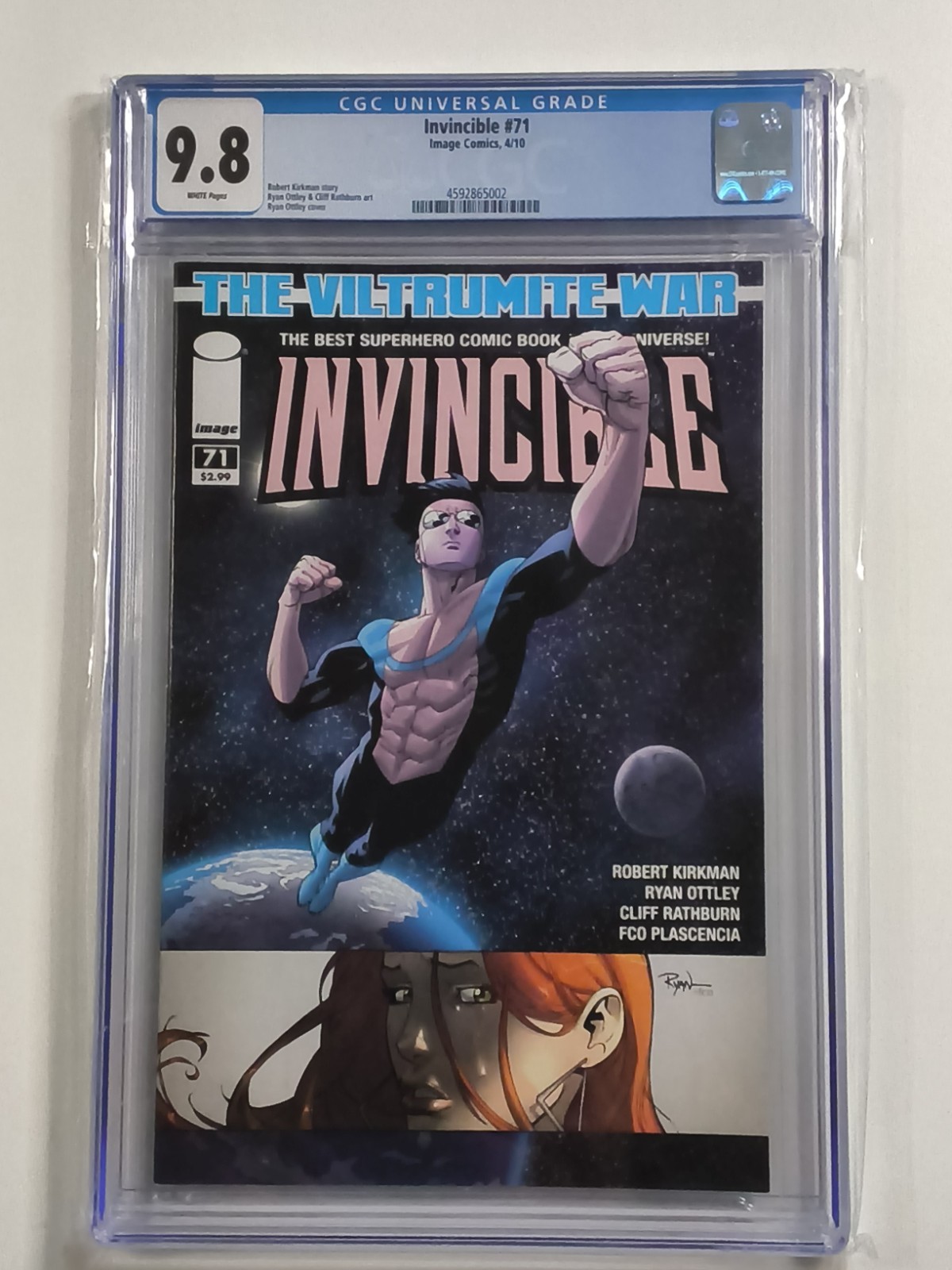 Invincible #71 (Image 2010) CGC 9.8 Kirkman Ottley Viltrumite War Begins