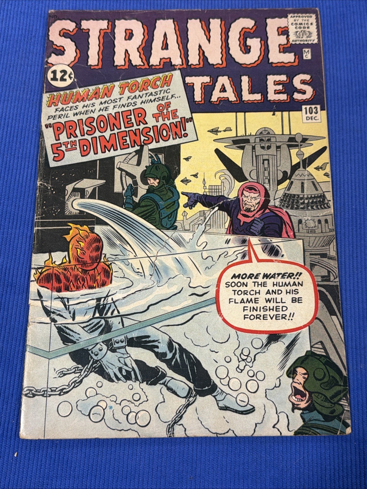 Strange Tales #103 (Dec 1962 Marvel) Early 12c Silver Age 1st Zemu Jack Kirby