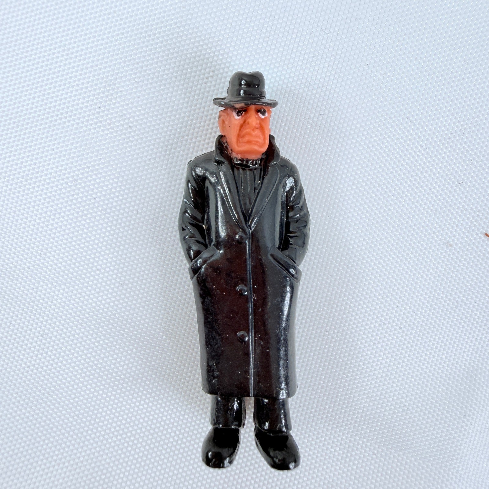 Homies Palermos Italian Gangster Series Figurine Black Trench Coat Fedora Toy