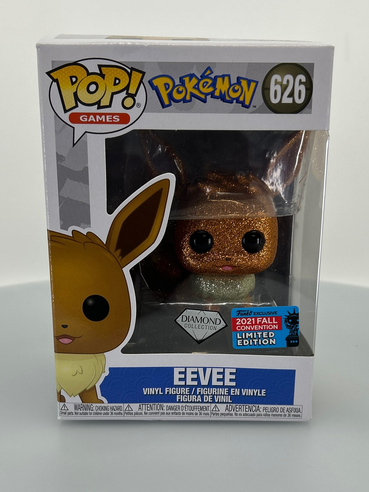 Eevee Diamond Glitter #626 NOT MINT