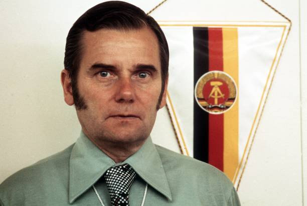 Manfred Ewald President National Olympic Committee GDR photographed- Old Photo